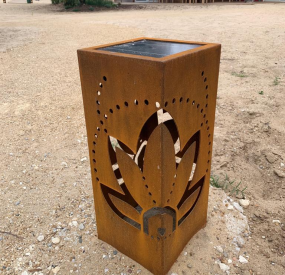 Corten Steel Outdoor Lighting